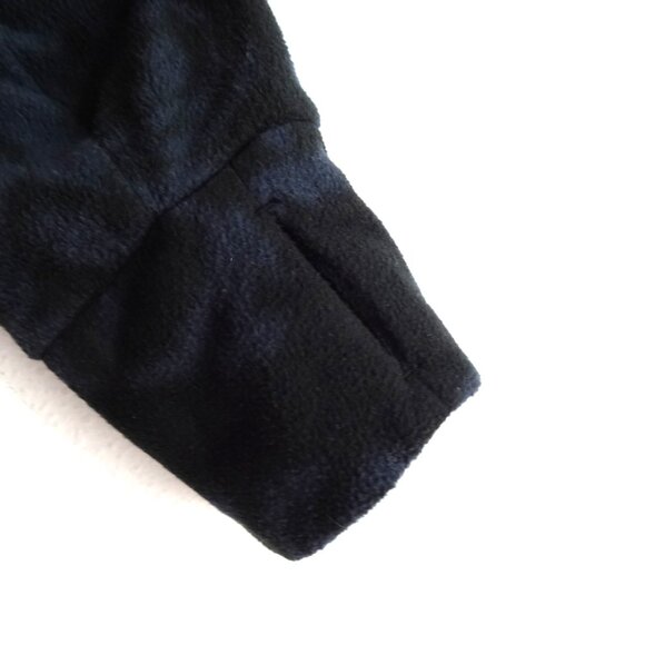 Cuddl Duds Fleece Pullover Lounge Top Women's Plus Size 2X Blue Black Thumbholes - Picture 5 of 9